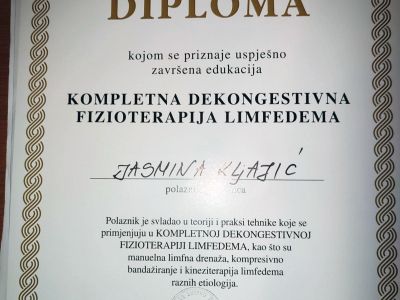 Jasmina Kljajić bacc. physioth.